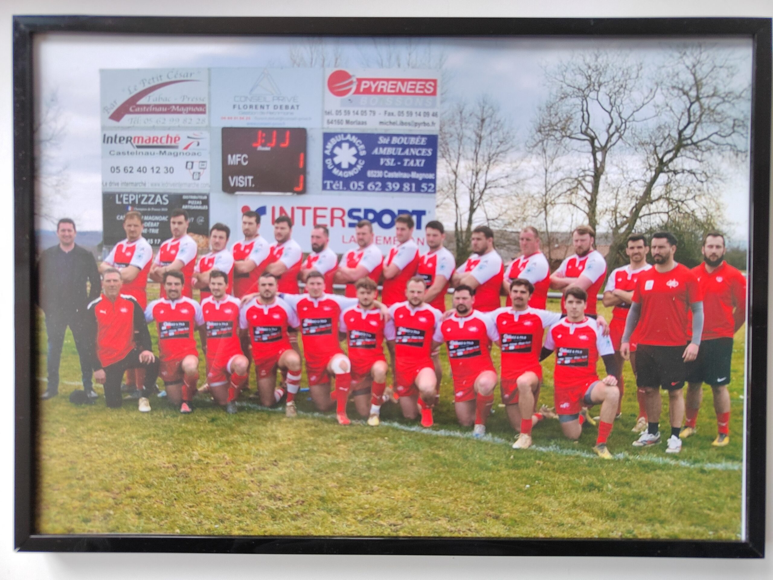 Le club de rugby « Magnoac FC » est sponsorisé par Conseil Privé